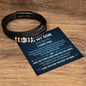 To My Son - Love You Forever Bracelet