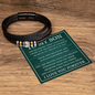 Love You Forever Bracelet - To My Son "Never Forget That I Love You"