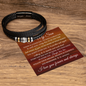 Love You Forever Bracelet - To My Son "Remember To Be Awesome"