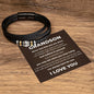 Love You Forever Bracelet - To My Amazing Grandson "Just Believe In Yourself"