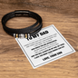 Love You Forever Bracelet - To My Dad "You Will Always Be My Dad, My Hero"