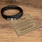 Love You Forever Bracelet - To My Son Men's Bracelet