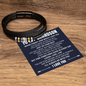 Love You Forever Bracelet - To My Grandson " Never Forget How Much I Love You"
