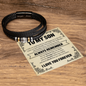 Love You Forever Bracelet - To My Son "Always Remember, I Love You Forever"