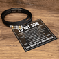 Love You Forever Bracelet - To My Son "I Stand By You"