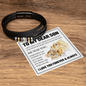 Love You Forever Bracelet - To My Dear Son "You Mean The World To Me"