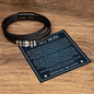 Love You Forever Bracelet - To My Son "With All My Love"