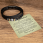 Love You Forever Bracelet - To Our Grandson "We Love You"