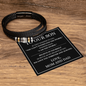Love You Forever Bracelet - To Our Son "You Can't Withstand The Storm"
