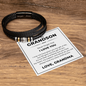 Love You Forever Bracelet - To My Grandson "I Love You"