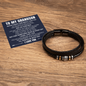 Love You Forever Bracelet - To My Grandson " Never Forget How Much I Love You"