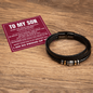 Love You Forever Bracelet - To My Son "Believe In Yourself"