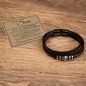 Love You Forever Bracelet - To My Son Men's Bracelet