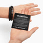 Love You Forever Bracelet - To My Amazing Grandson "Never Forget How Much I Love You"