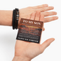 Love You Forever Bracelet - To My Son "I Love You Forever"