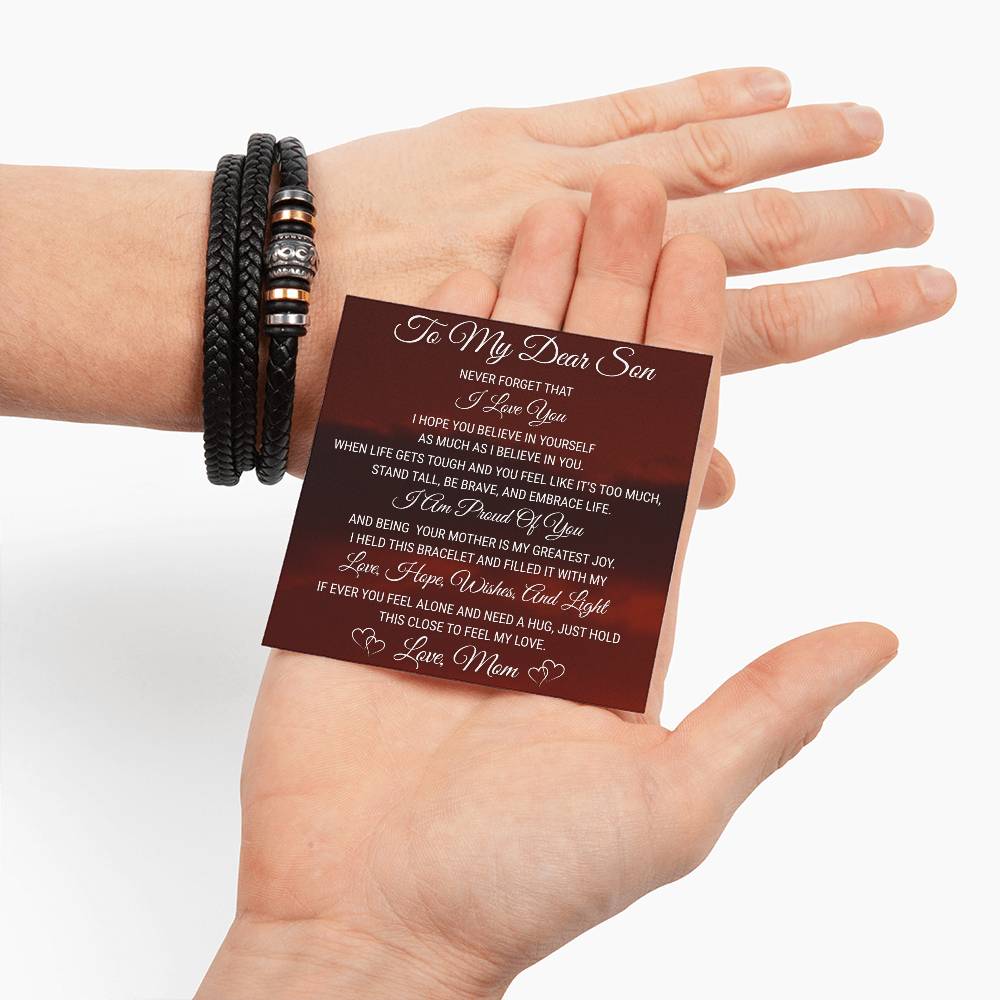 To My Son - Love You Forever Bracelet