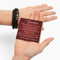 Love You Forever Bracelet - To My Grandson "Never Forget That I Love You"