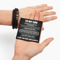 Love You Forever Bracelet - To My Grandson "This Bracelet Isn't Just A Gift, It's A Piece Of Me"