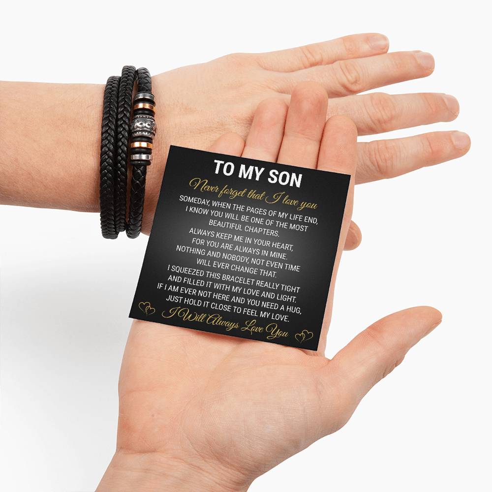 To My Son - Love You Forever Bracelet