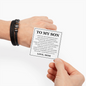 Love You Forever Bracelet - To My Son "I Am So Proud of You"