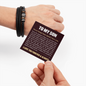 Love You Forever Bracelet - To My Son "Never Forget How Much I Love You"