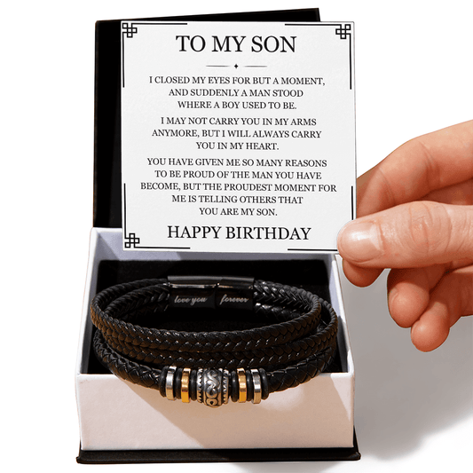 To My Son - Love You Forever Bracelet