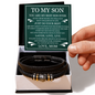 Love You Forever Bracelet - To My Son "You Are My Best Son Ever"