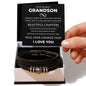 Love You Forever Bracelet - To Dearest Grandson "Beautiful Chapters"