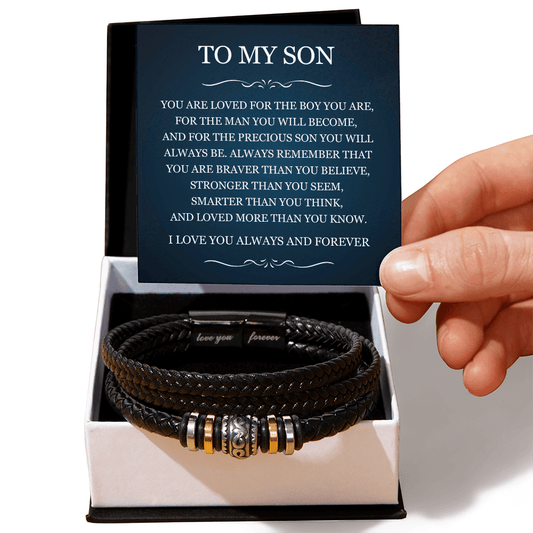 To My Son - Love You Forever Bracelet
