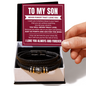 Love You Forever Bracelet - To My Son "Never Forget That I Love You"
