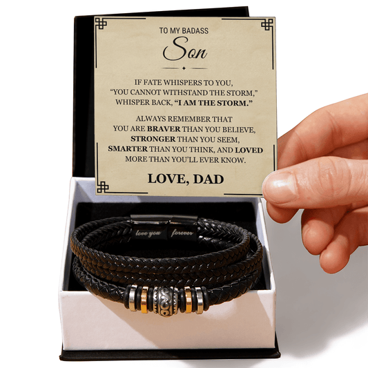 To My Son - Love You Forever Bracelet