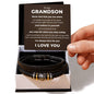 Love You Forever Bracelet - To My Amazing Grandson "Just Believe In Yourself"