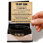 Love You Forever Bracelet - To My Son "Never Forget How Much I Love You"