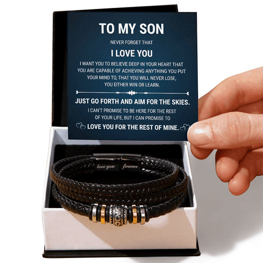 To My Son - Love You Forever Bracelet