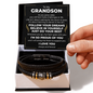 Love You Forever Bracelet - To My Grandson "I'm So Proud of You"