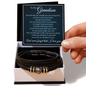 Love You Forever Bracelet - To My Grandson "You Are Braver Than You Believe"