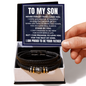 Love You Forever Bracelet - To My Son "Never Forget That I Love You"