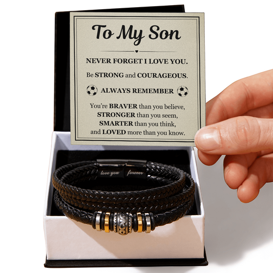 Love You Forever Bracelet - To My Son