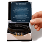 To My Son - Love You Forever Bracelet