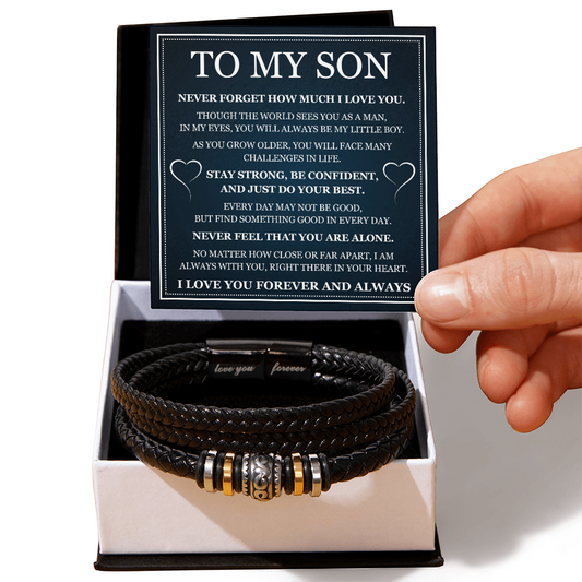 Love You Forever Bracelet - To My Son