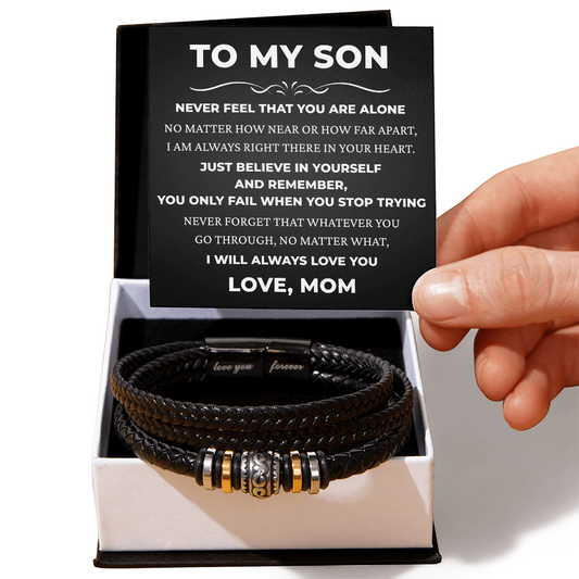 Love You Forever Bracelet - To My Son "I Will Always Love You"