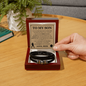 Love You Forever Bracelet - To My Son "I Will Always Be Your No.1 Fan"