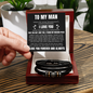 Love You Forever Bracelet - To My Man "I Love You"