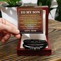 Love You Forever Bracelet - To My Son "I Will Always Be There"