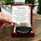 Love You Forever Bracelet - To My Grandson "Just Go Forth and Aim for The Skies"