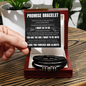 Love You Forever Bracelet - To My Man Promise Bracelet