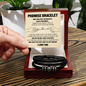 Love You Forever Bracelet - Promise Bracelet "You Are The One I Wan To Be With"