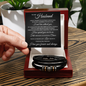 Love You Forever Bracelet - To My Husband "I Can't Live Without You"