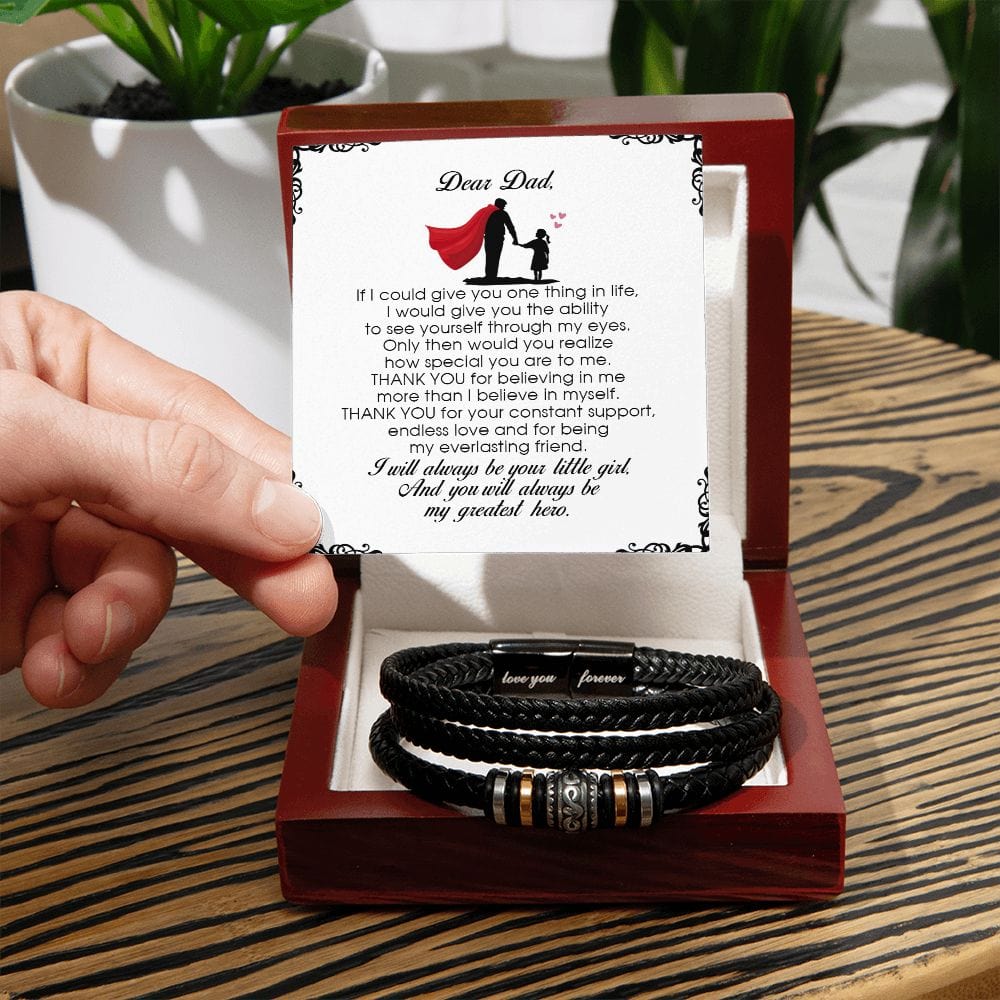 To My Dad - Love You Forever Bracelet