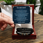 To My Son - Love You Forever Bracelet